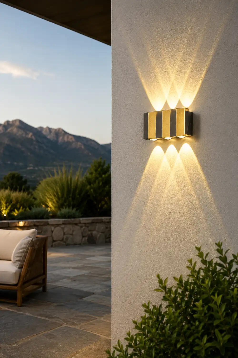 Creative LED Up and Down Light Waterproof Modern Wall Washer Lights - Lumpaz