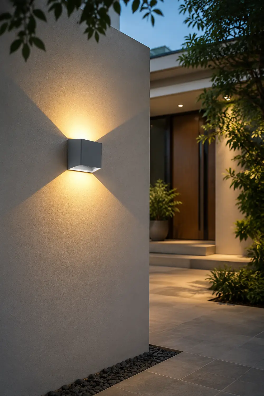 Modern Minimalist Waterproof LED Wall Light for Outdoor Villa Courtyard Garden - Lumpaz