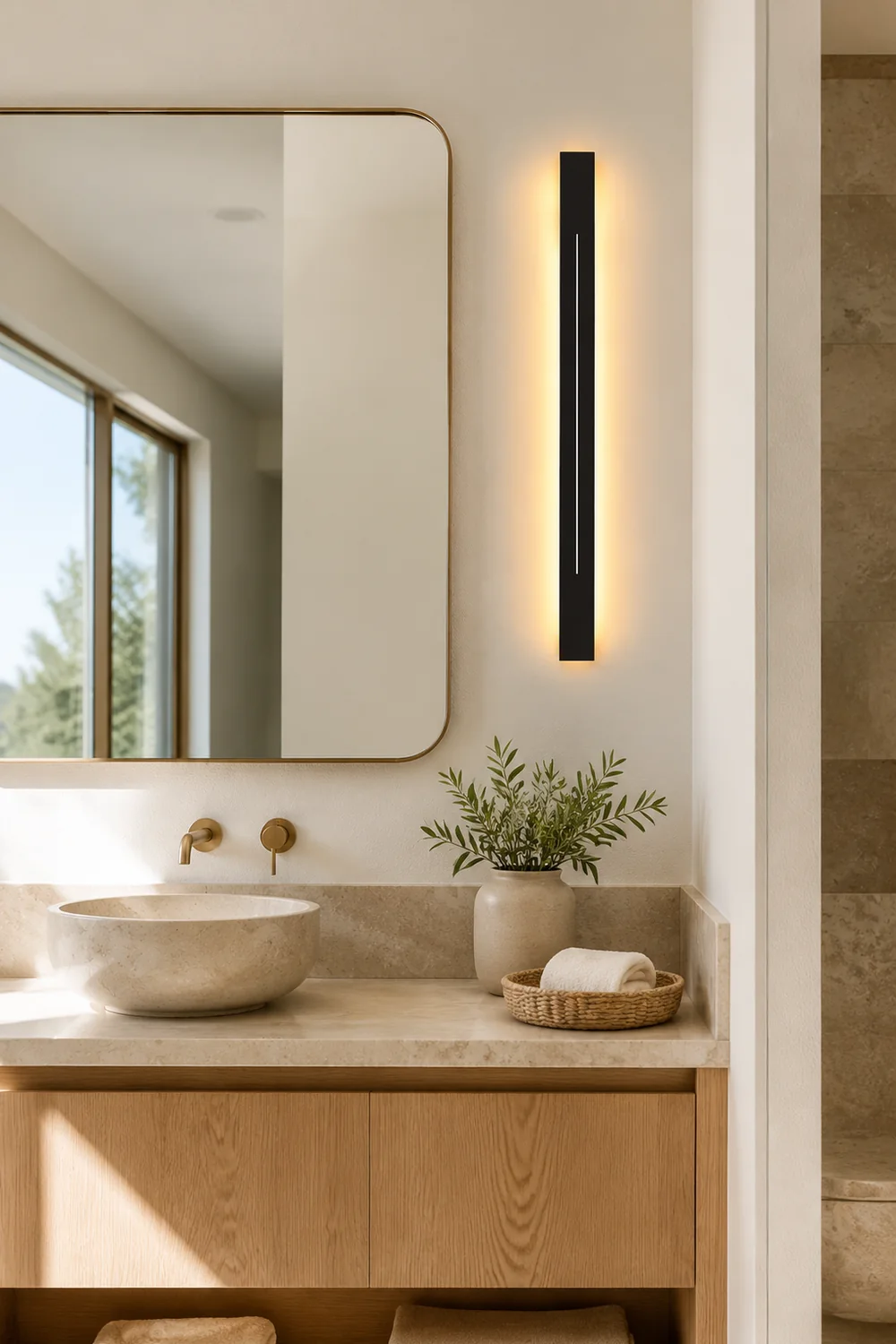 Long Strip Three Step Dimming LED Modern Wall Lights Sconces Lighting - Lumpaz