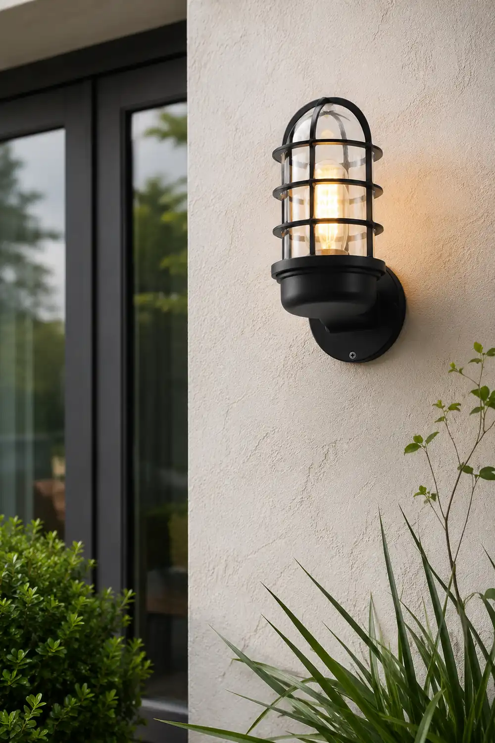 Retro Cage Shape LED 4w Waterproof American-style Outdoor Wall Lamp - Lumpaz