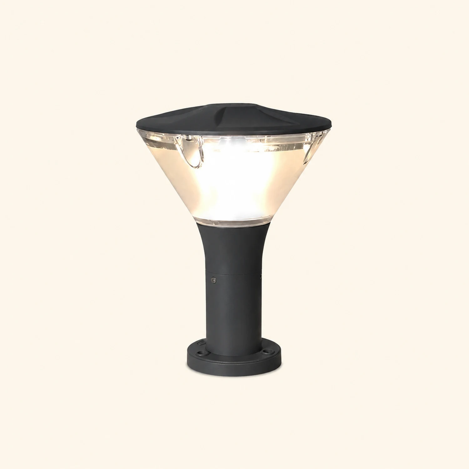Round LED Waterproof Nordic Sconces Wall Lamp Outdoor Lights Path Lights - Lumpaz