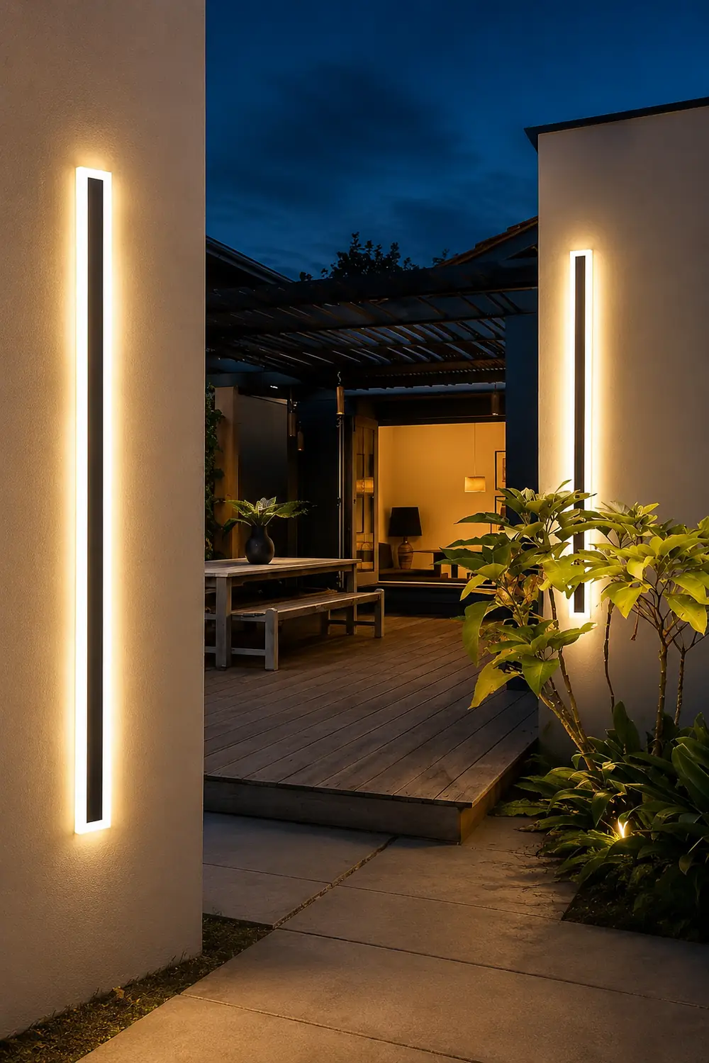 Modern Outdoor Wall Lights Fixture Wall Lamp Waterproof Wall Sconce Lighting - Lumpaz