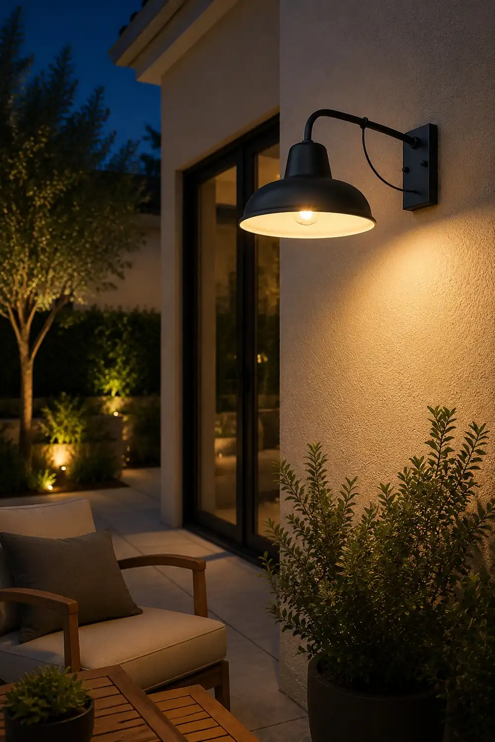 Vintage Trumpet Shaped LED Waterproof Retro Outdoor Wall Lights Wall Lamp - Lumpaz