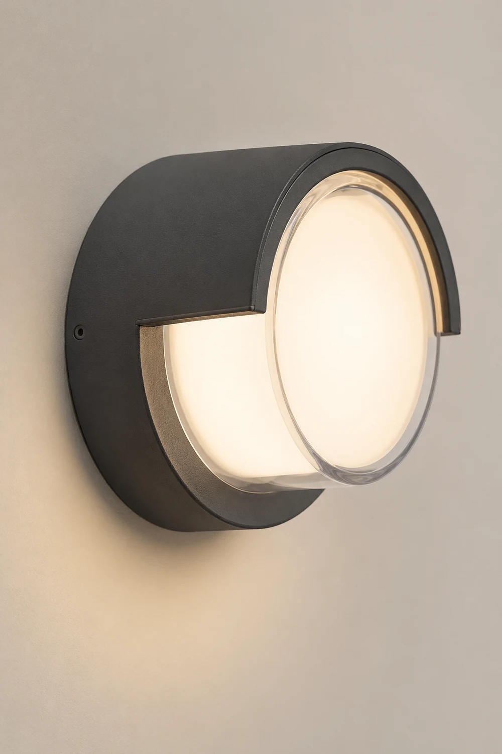 Modern Outdoor Round Square Waterproof Wall Light for Villa Garden Balcony Door Front - Lumpaz