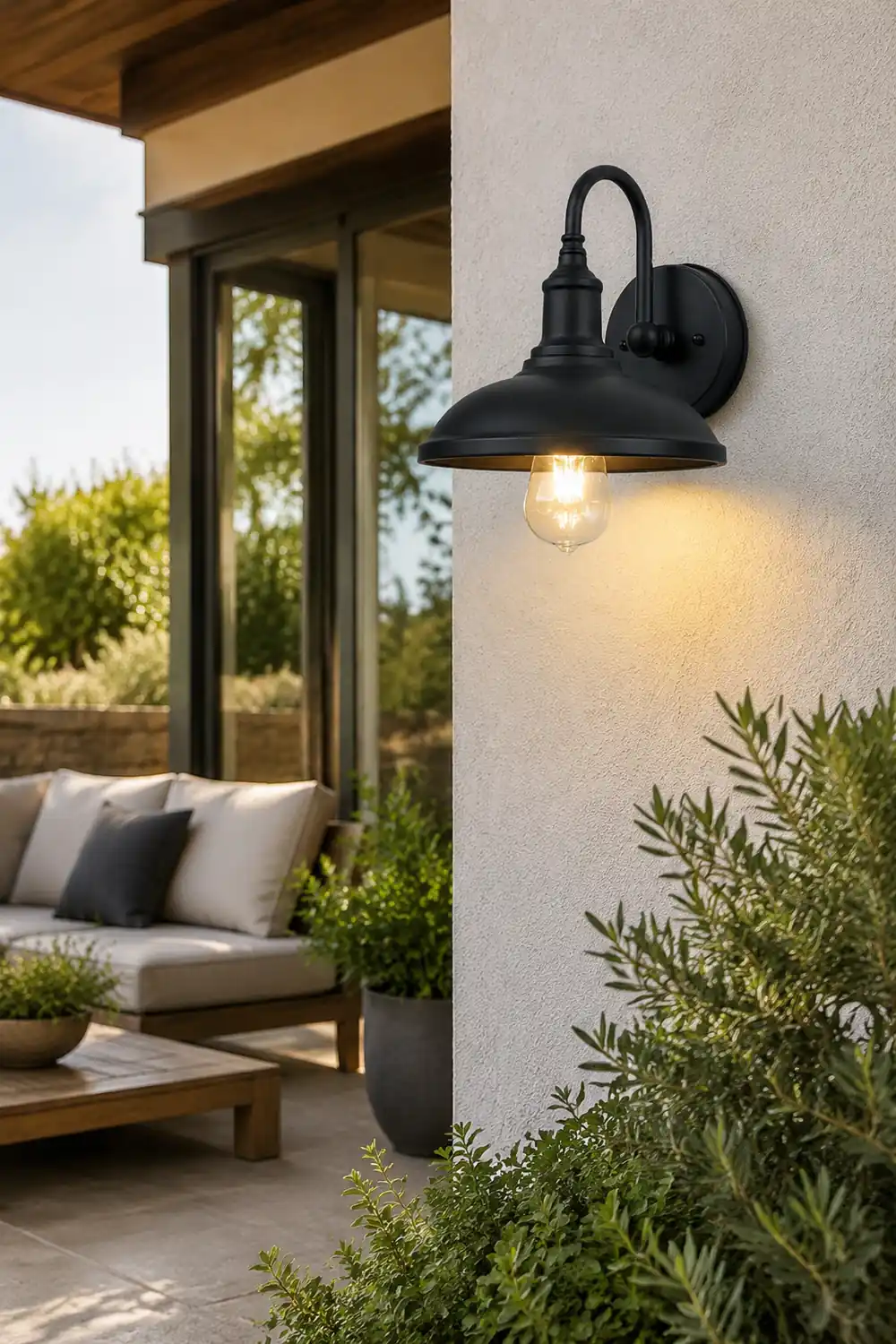 Retro Outdoor Waterproof Induction LED Wall Sconces Balcony Stair Garden Light - Lumpaz