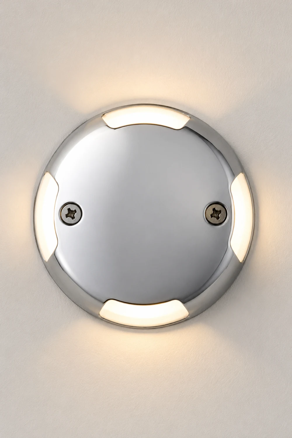 Round DC12V LED Waterproof Mdern Outdoor Step Lights Deck Stair Lights - Lumpaz