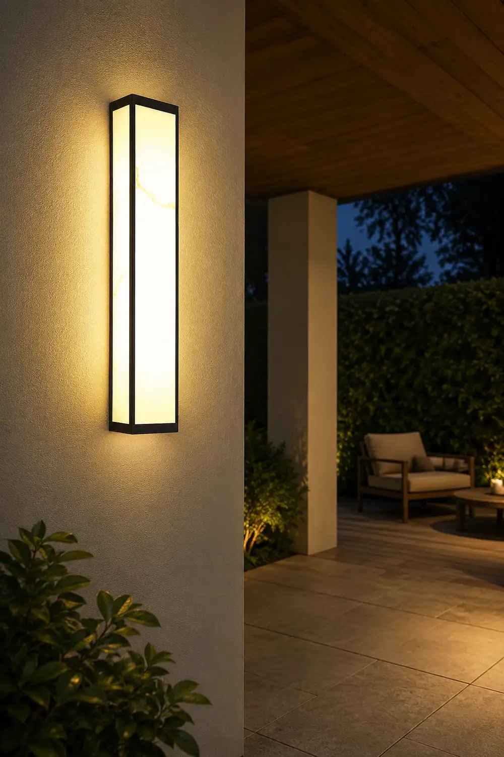 Rectangle Outdoor Wall Lights LED Wall Lamp Wall Sconce Lighting Wall Mounted Lights - Lumpaz
