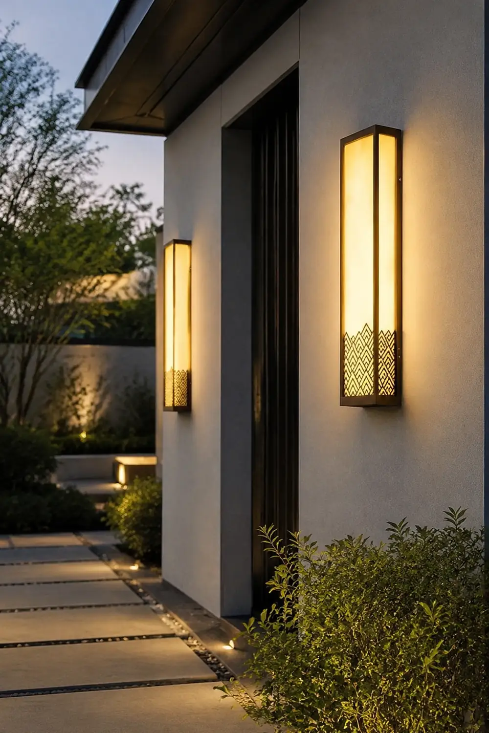 Vintage Waterproof Stainless Steel Brown Wall Lamp Exterior Lights - Lumpaz