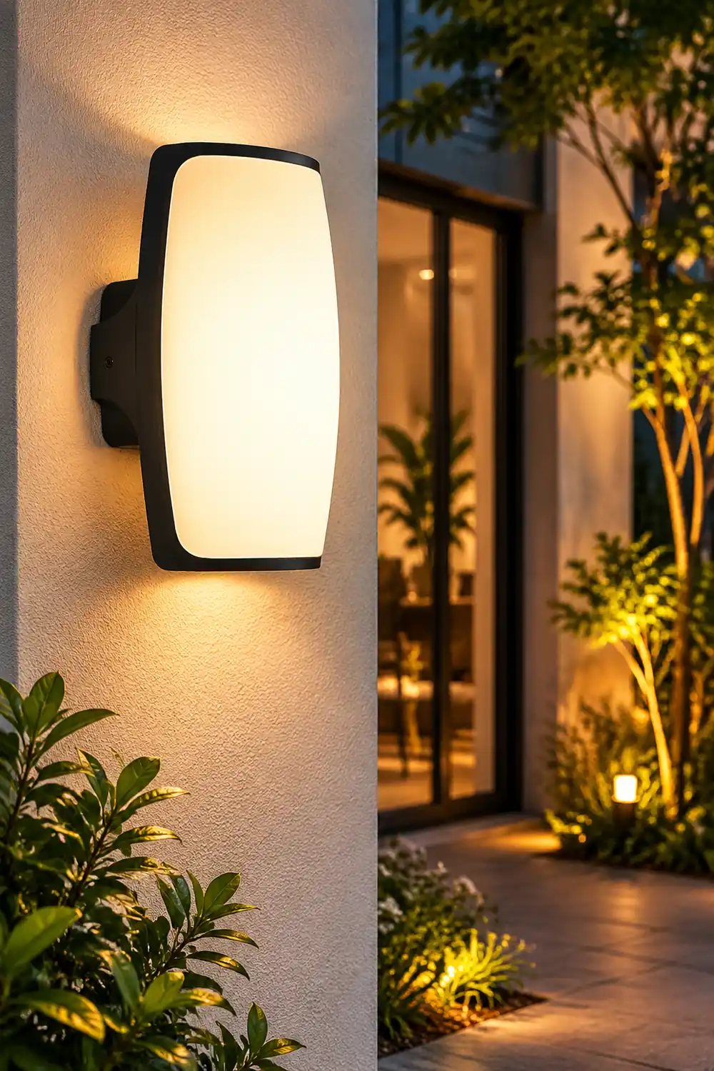 Unique Double-layer Lampshade Waterproof Outdoor LED Wall Lamp for Villa Courtyard Balcony - Lumpaz