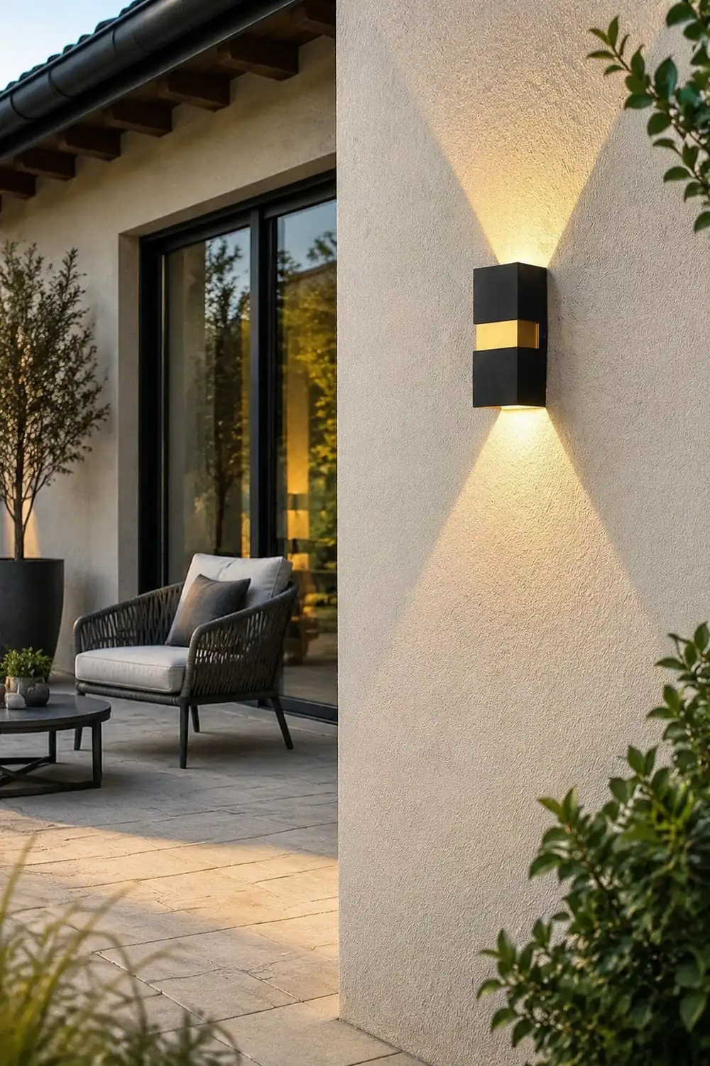 Modern Minimalist Outdoor LED Waterproof Wall Light for Villa Balcony Aisle Lighting - Lumpaz