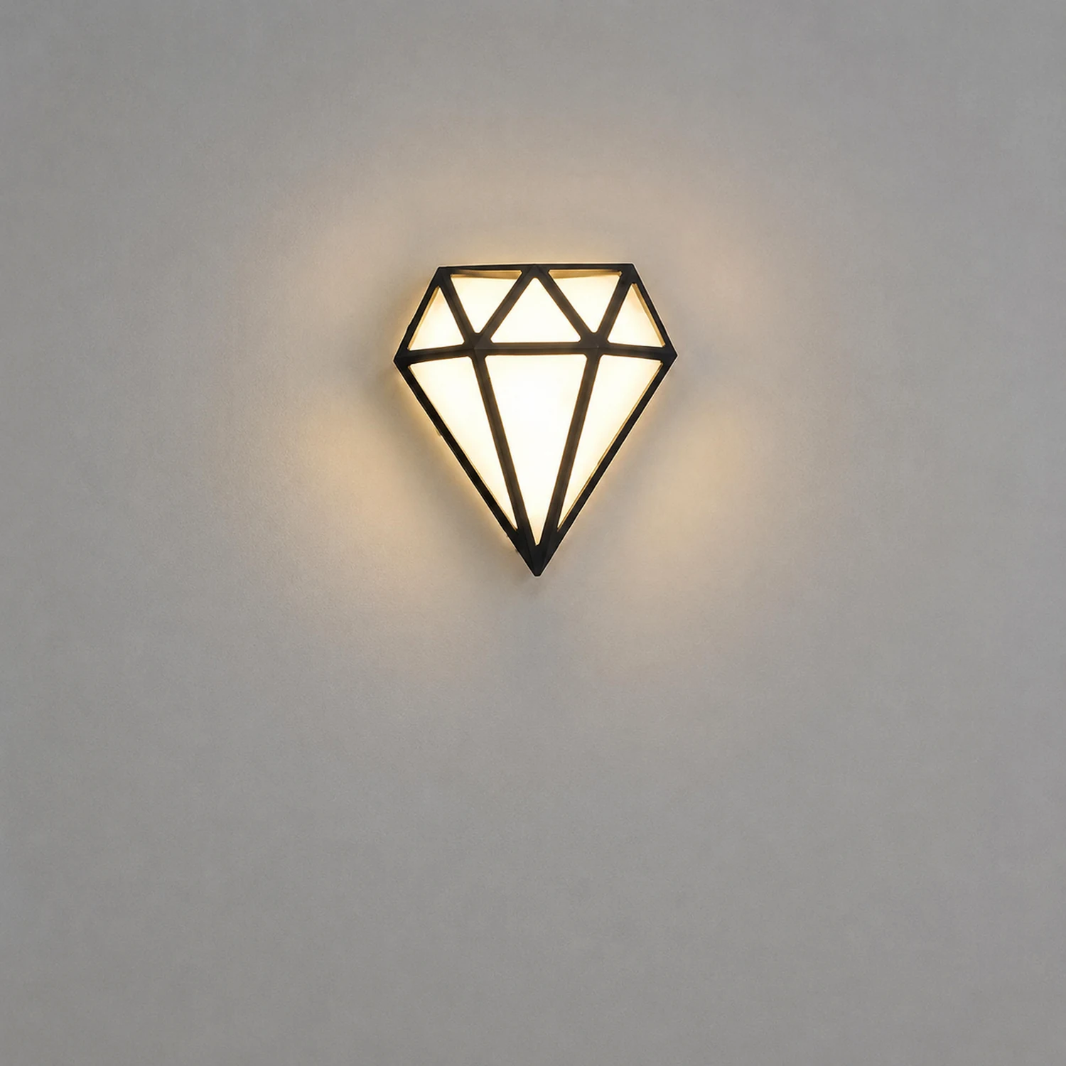 Rhombus Diamonds LED Waterproof Modern Porch Lights Outdoor Wall Lights - Lumpaz
