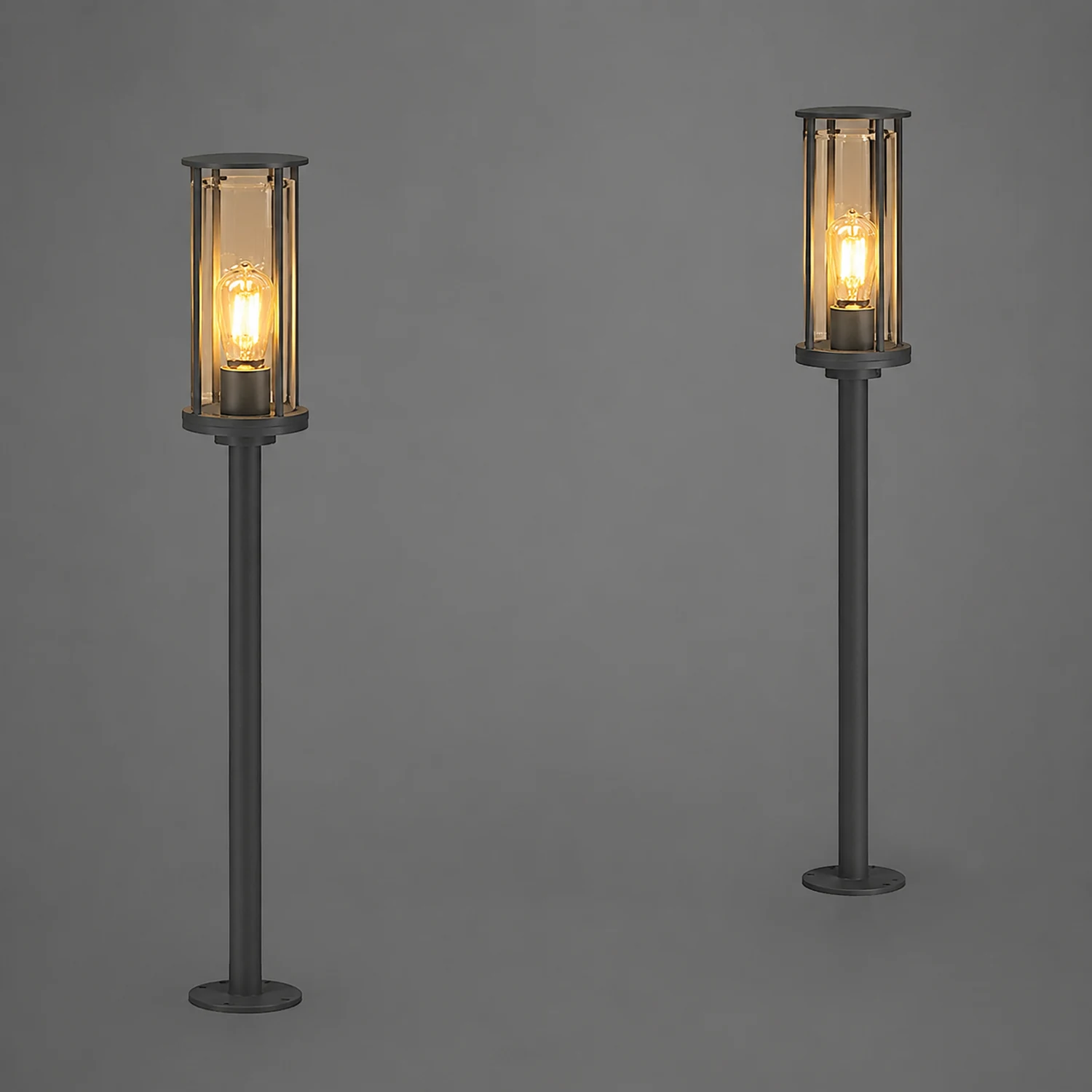 Minimalist Round Waterproof Retro Wall Lamp Outdoor Lawn Lights Path Lights - Lumpaz