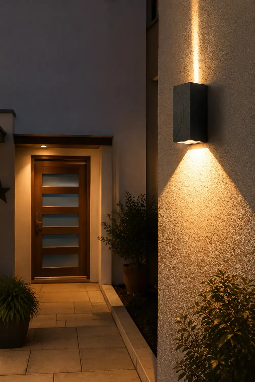 Waterproof Outdoor Up and Down Lights LED Wall Lamp for Villa Balcony Garden - Lumpaz