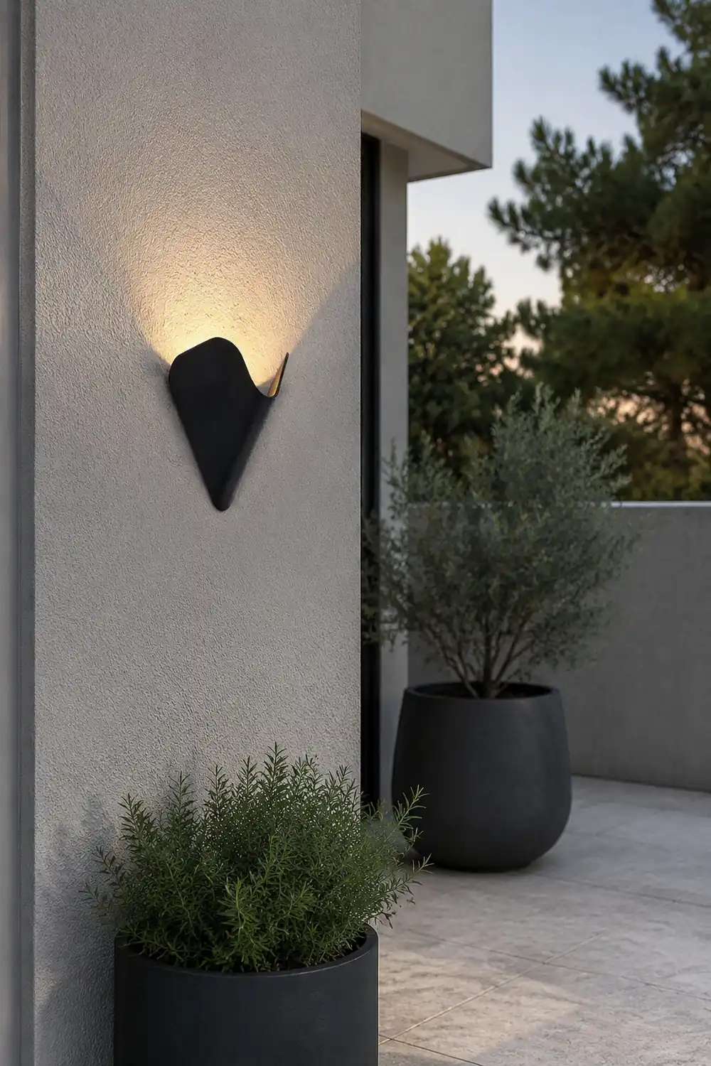 Creative Modern Wall Sconces LED Doorplate Lamp Waterproof Wall Lights Fixture Indoor Outdoor - Lumpaz