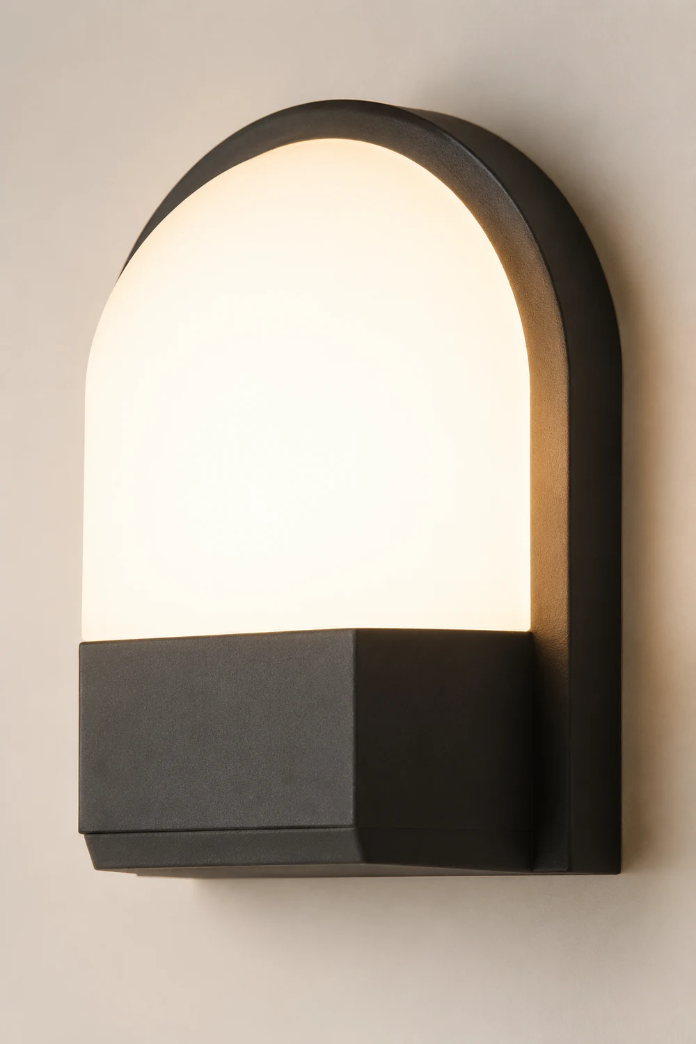 Minimalist Waterproof LED Dark Gray Modern Outdoor Wall Lamp Exterior Lights - Lumpaz