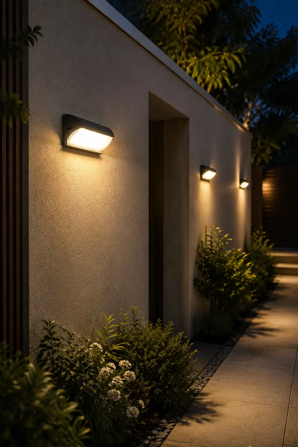 Modern Minimalist LED Waterproof Wall Light for Outdoor Villa Courtyard Balcony - Lumpaz
