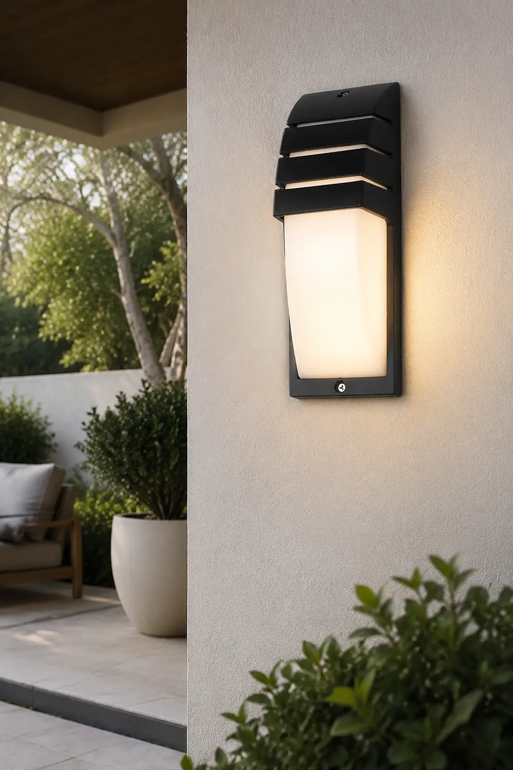Motion Sensor Waterproof LED Wall Lights for Outdoor Balcony Terrace Aisle - Lumpaz