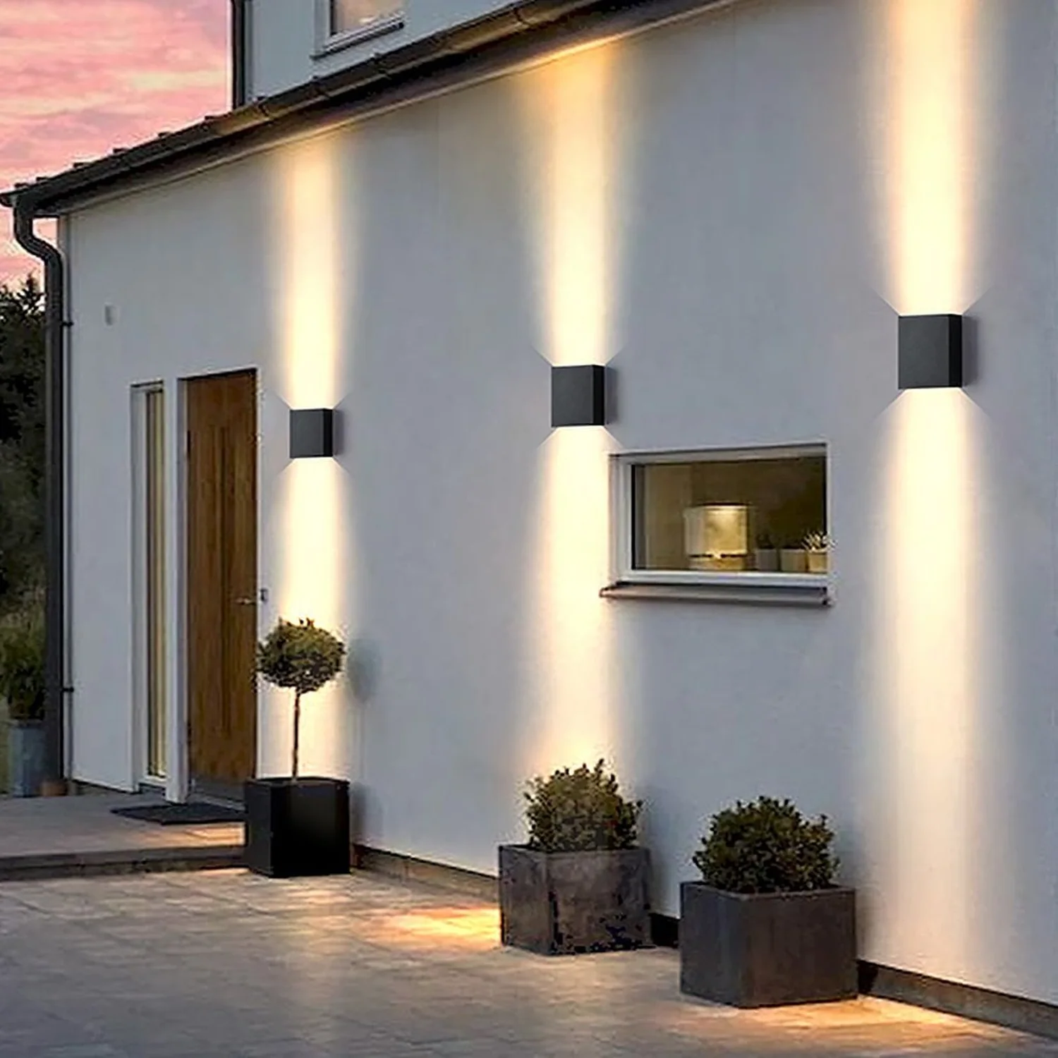 Rectangular Waterproof Up Down Lighting Led Modern Wall Washer Lights - Lumpaz