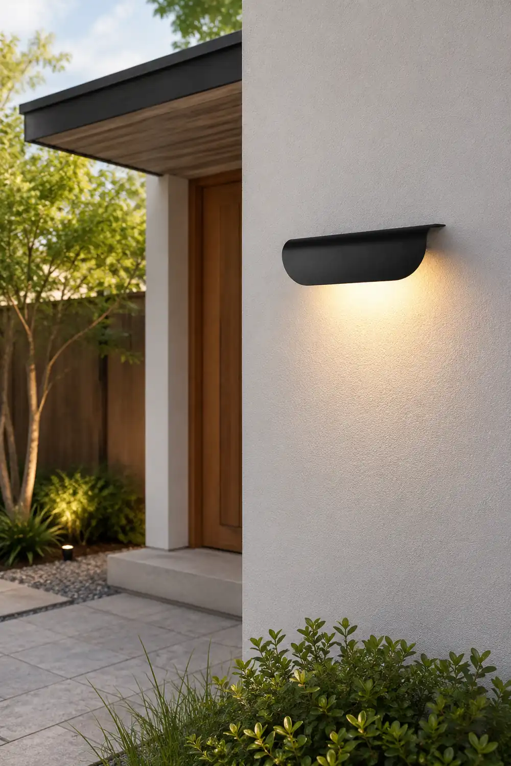 Minimalist LED Waterproof Exterior Wall Light for Garden Balcony Stair Aisle - Lumpaz