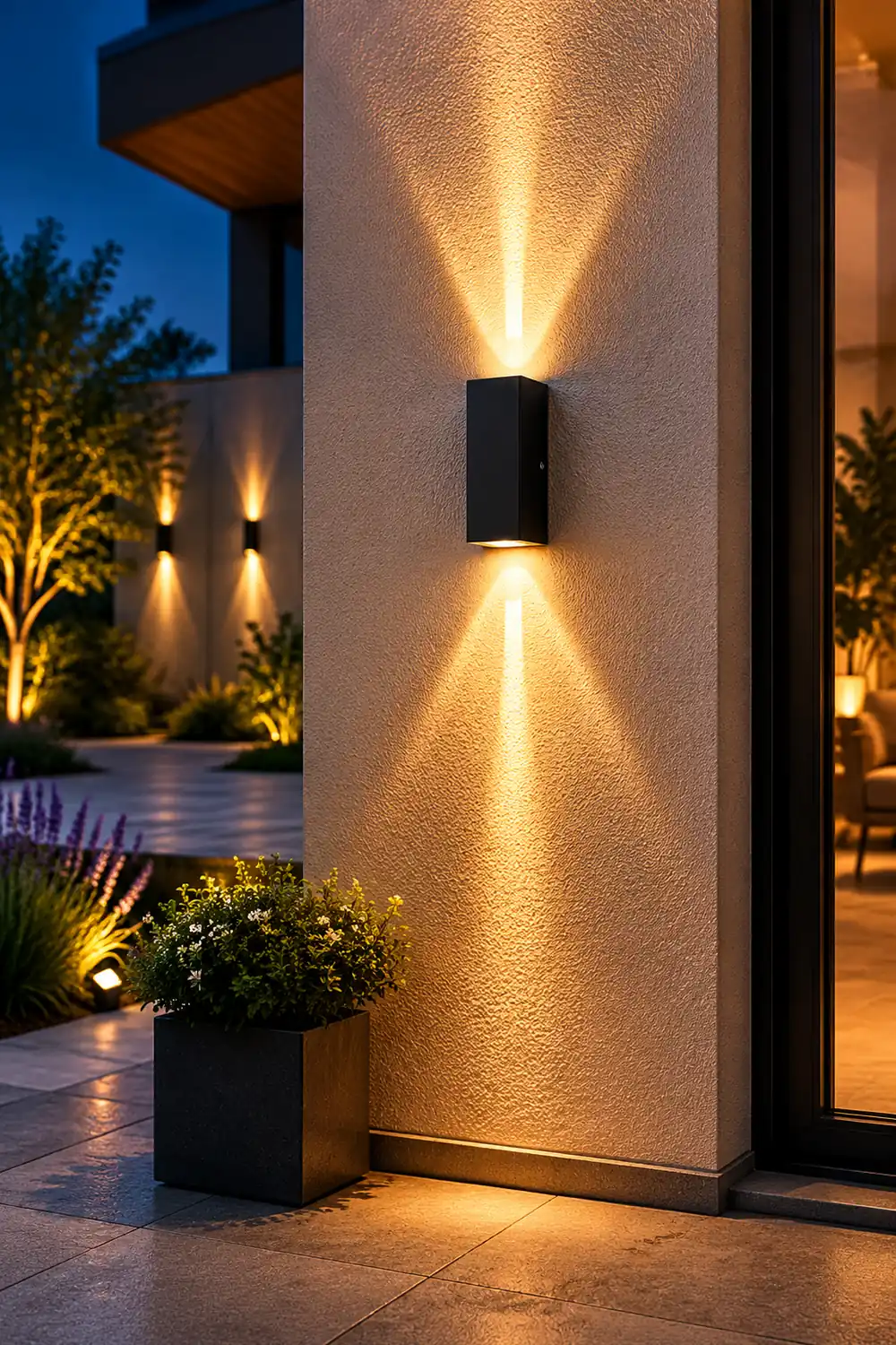 Waterproof Multipurpose Up Down Lighting Spotlight Outdoor Wall Lights - Lumpaz