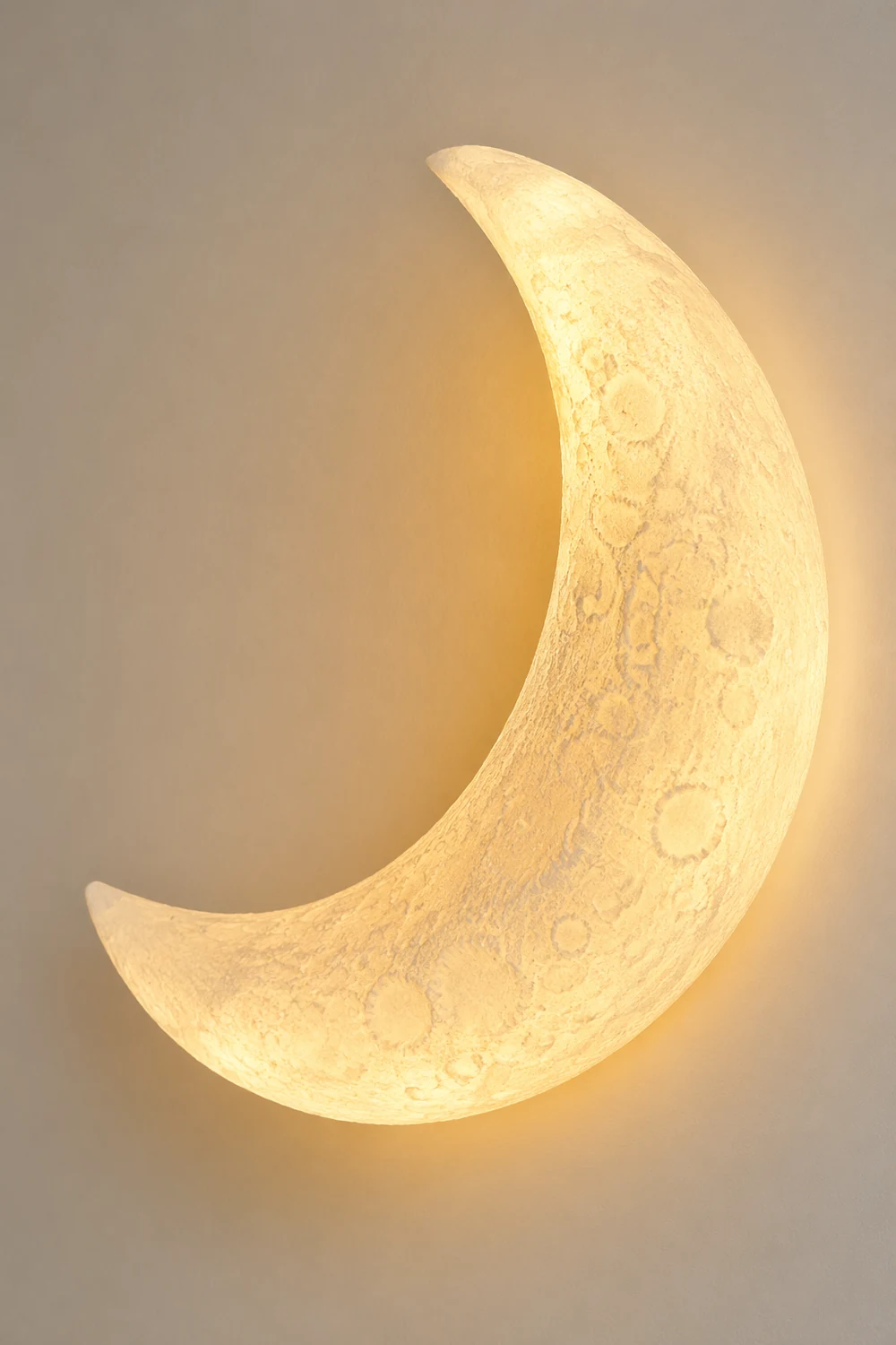 Creative Resin Moon Waterproof LED Modern Outdoor Wall Sconce Lighting - Lumpaz
