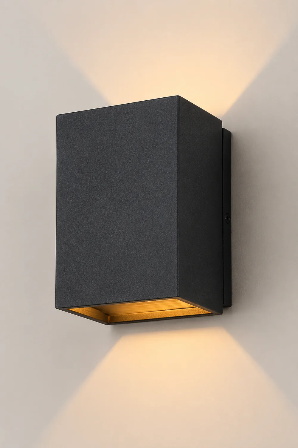 Waterproof Square LED up and down Lighting Modern Outdoor Wall Lights - Lumpaz