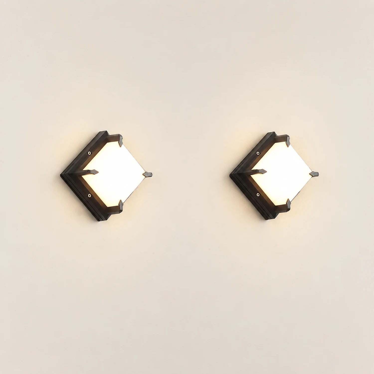 Modern Minimalist Outdoor Waterproof LED Wall Light for Patio Balcony Garden - Lumpaz