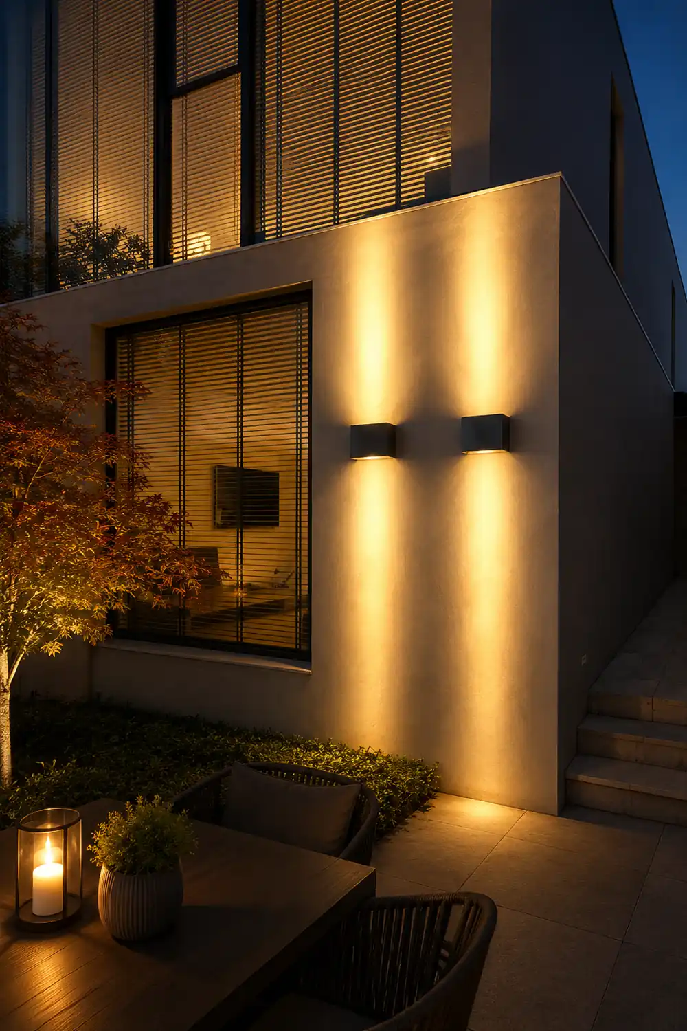 Rectangular Waterproof Up Down Lighting Led Modern Wall Washer Lights - Lumpaz