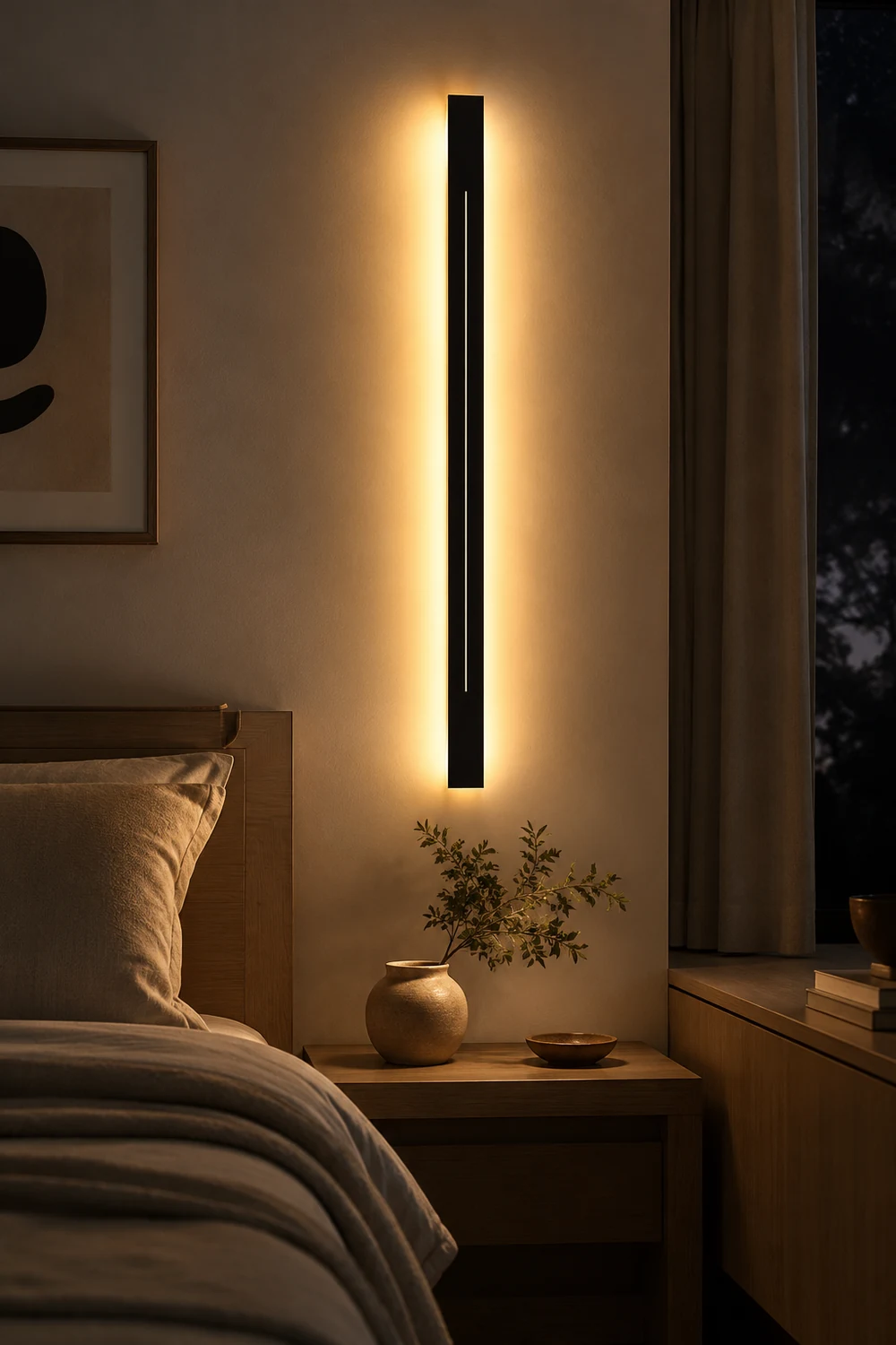 Long Strip Three Step Dimming LED Modern Wall Lights Sconces Lighting - Lumpaz
