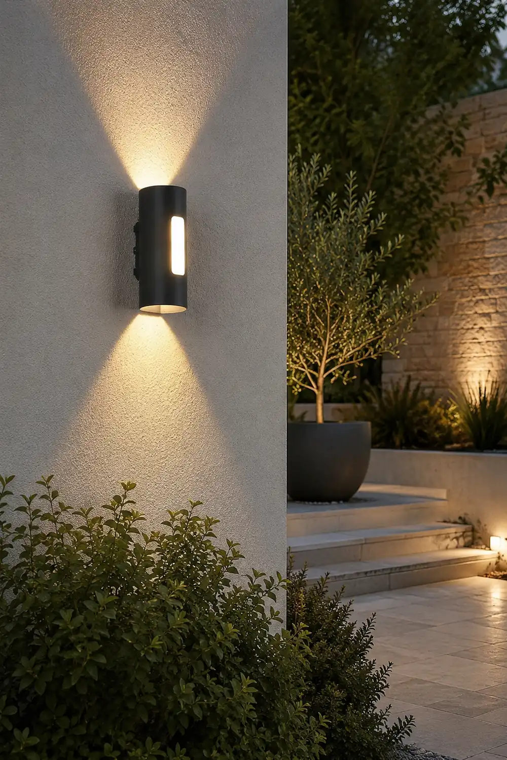Minimalist Waterproof LED Wall Light for Outdoor Stair Terrace Garden Courtyard - Lumpaz
