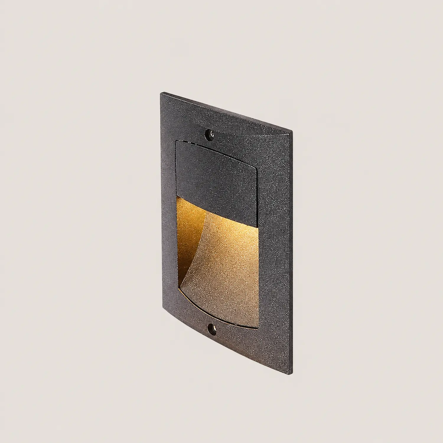 Rectangle Waterproof LED Black Modern Outdoor Step Lights Recessed Stair Sconces - Lumpaz