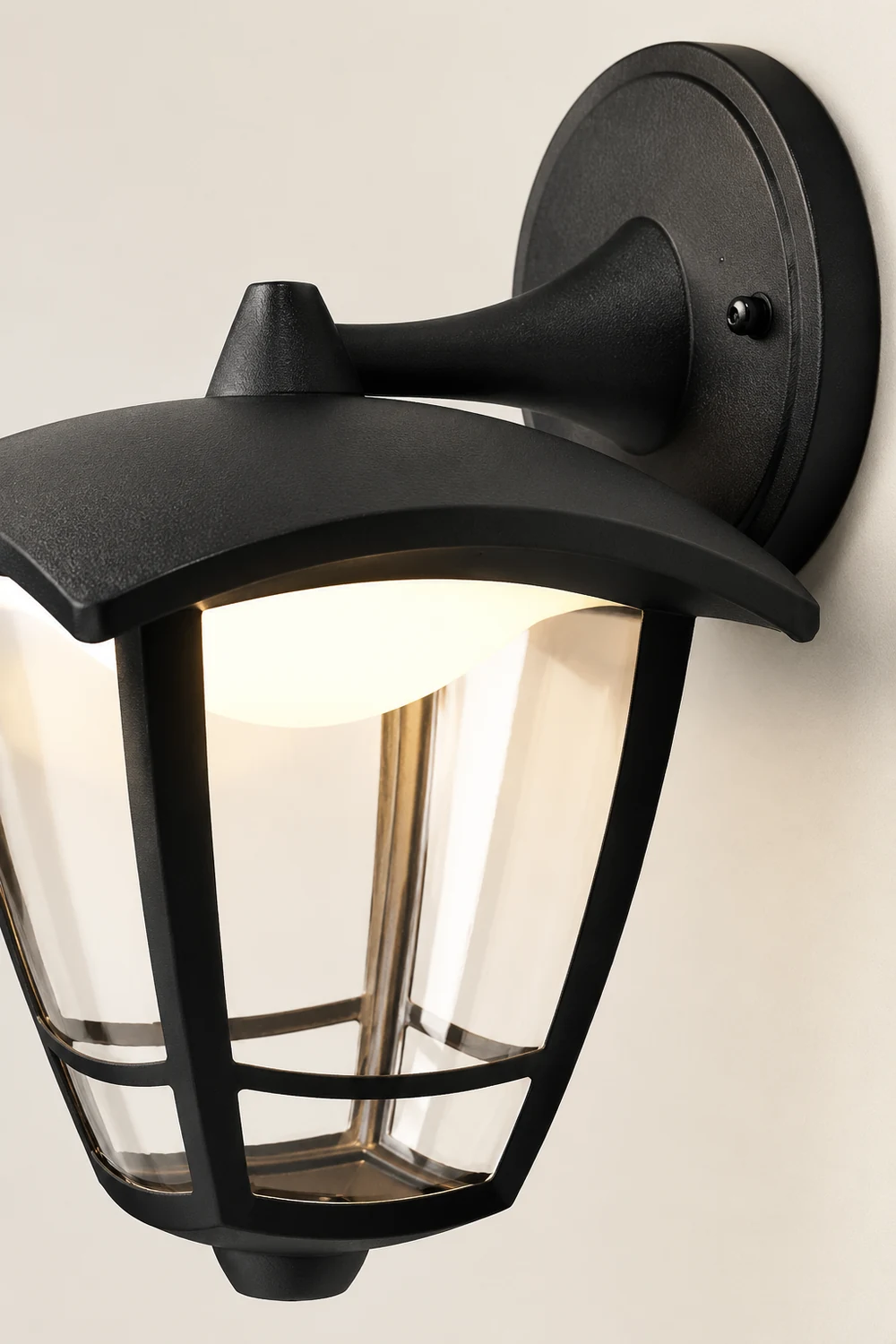 Retro Waterproof Black Vintage Outdoor Wall Lamp Plug in Wall Sconce Lighting - Lumpaz