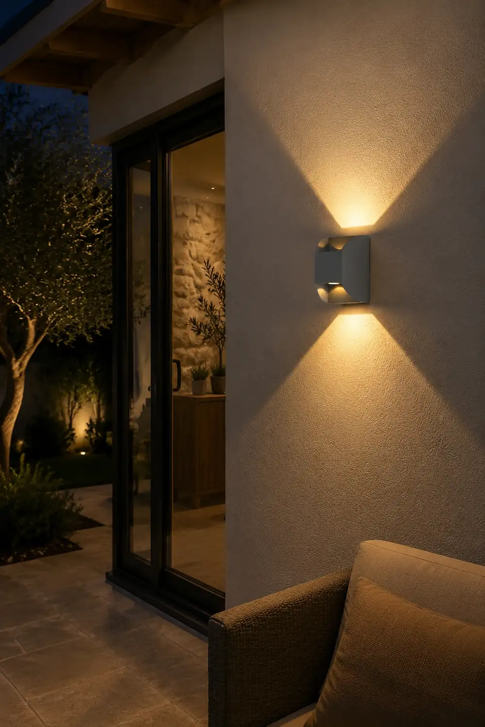 Outdoor Waterproof LED Wall Light for Villa Foyer Garden Corridor Balcony - Lumpaz