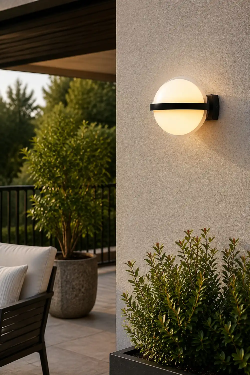 Creative Round Up and Down Light LED Waterproof Outdoor Wall Lamp - Lumpaz