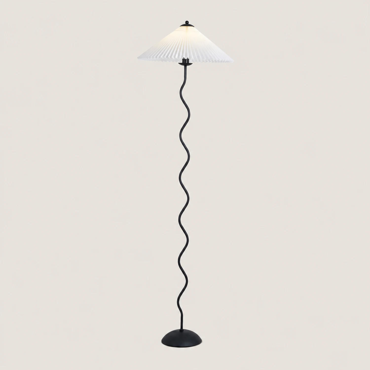 Wiggly Pleated Floor Lamp - Lumpaz