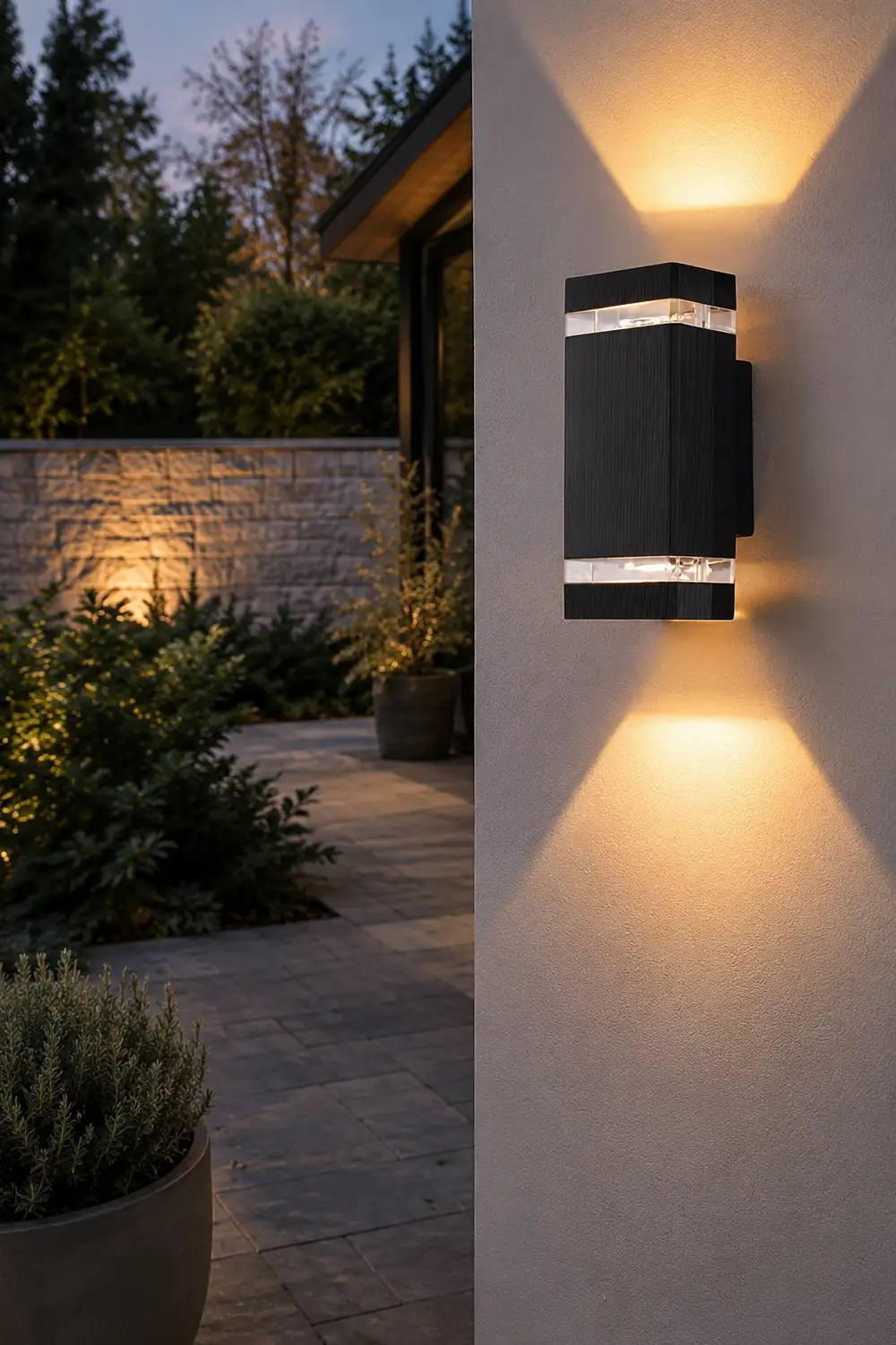 Square Up and Down Lights LED Outdoor Wall Lights Wall Sconce Lighting Wall Lamp - Lumpaz