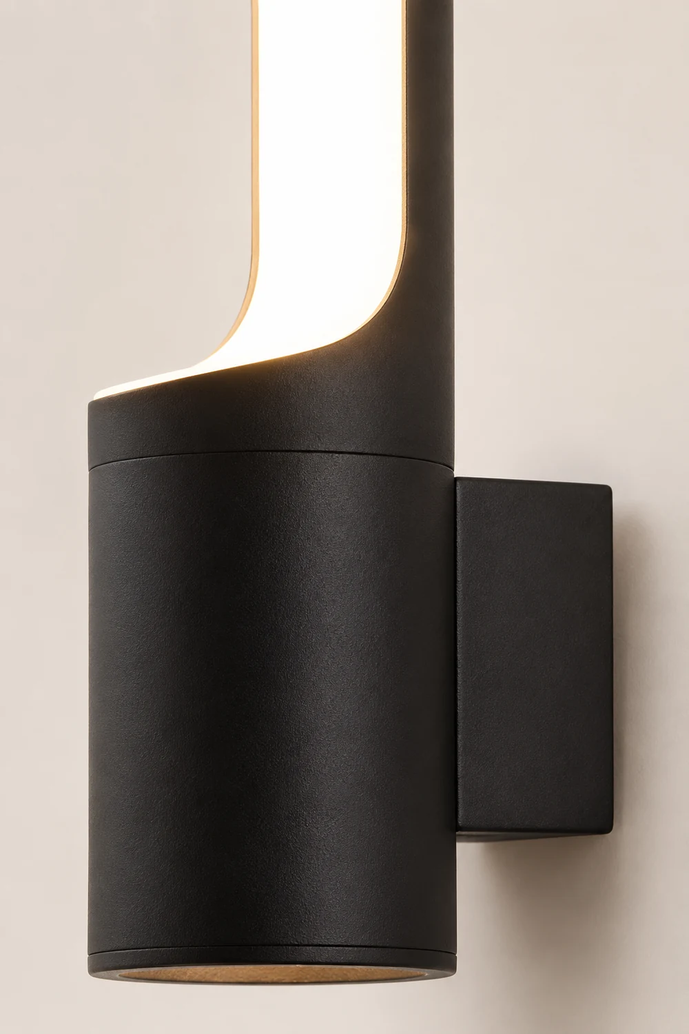 Creative LED Waterproof Black Modern Outdoor Wall Lamp Exterior Lights - Lumpaz