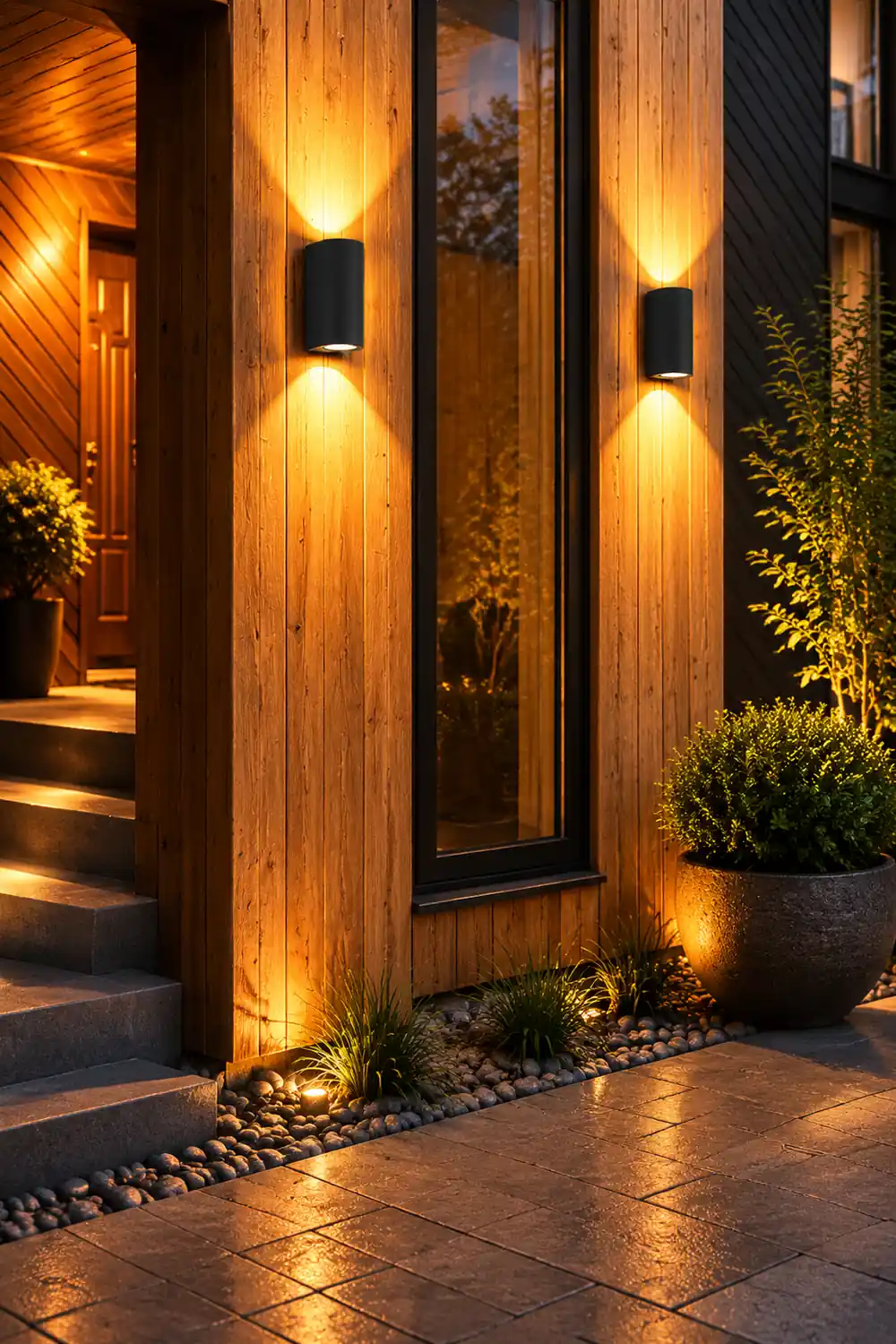 Unique up and down Lighting Waterproof LED Modern Outdoor Wall Lights - Lumpaz