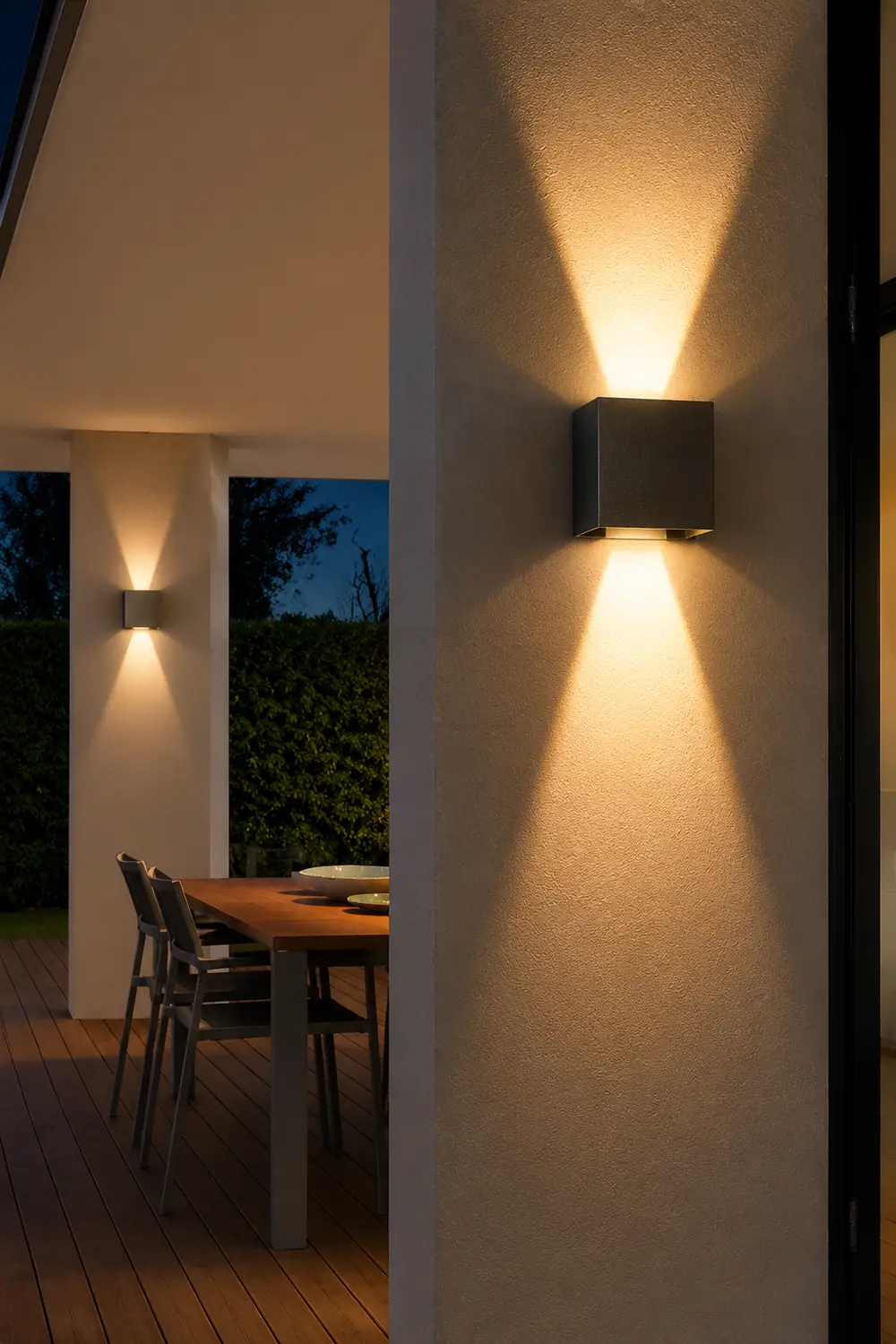 Up down Lighting Waterproof Adjustable Beam Angle Outdoor Wall Lights - Lumpaz
