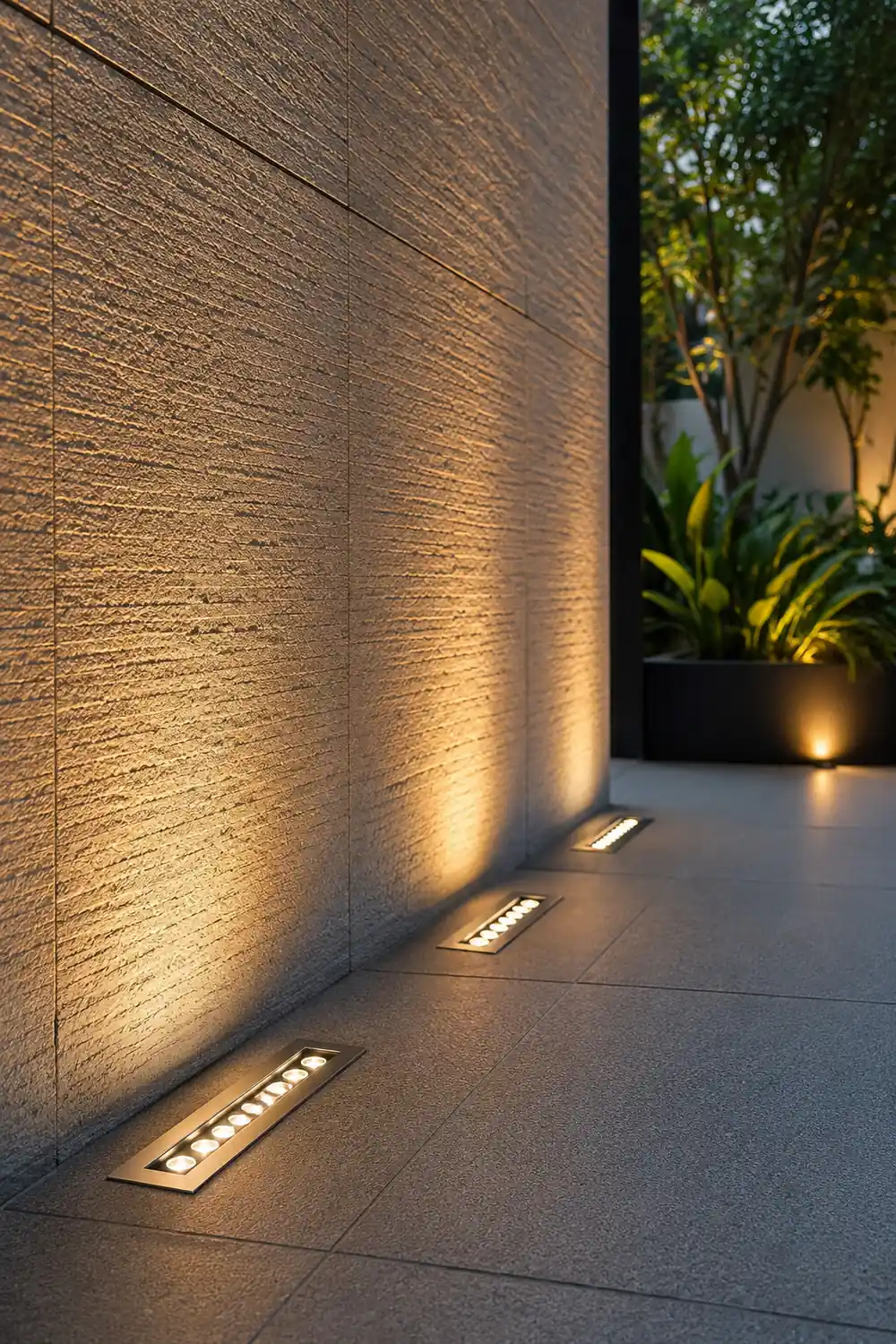 LED Strip Linear Waterproof DC24V Recessed Outdoor Wall Washer Lights - Lumpaz