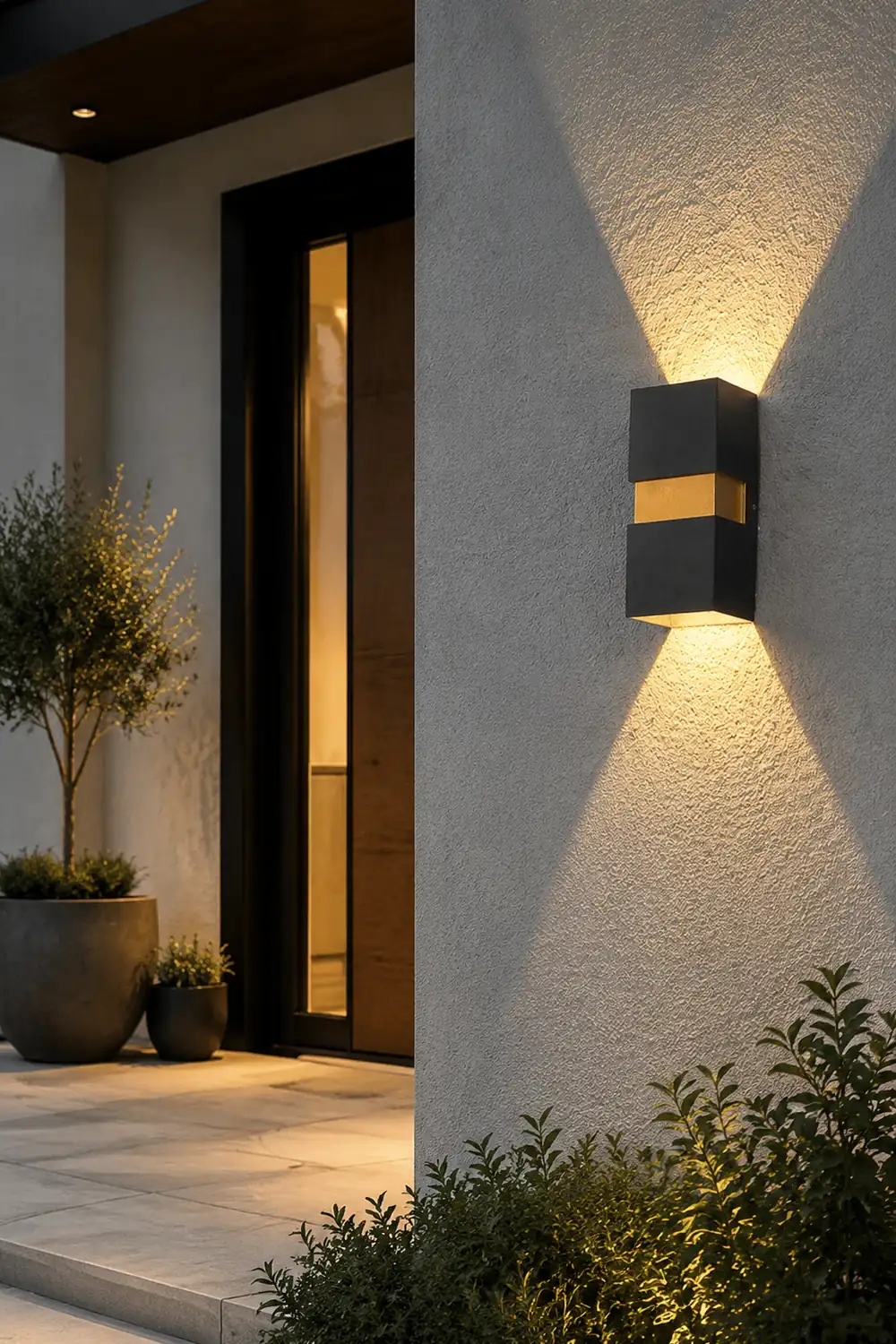 Modern Minimalist Outdoor LED Waterproof Wall Light for Villa Balcony Aisle Lighting - Lumpaz