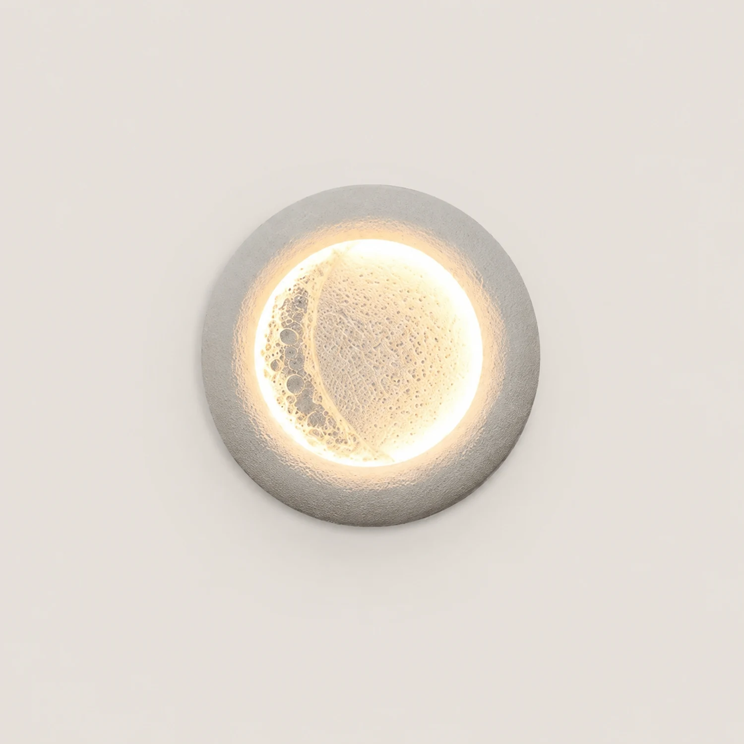 Creative Moon Shaped Waterproof LED 10W Modern Wall Lamp Exterior Decor - Lumpaz