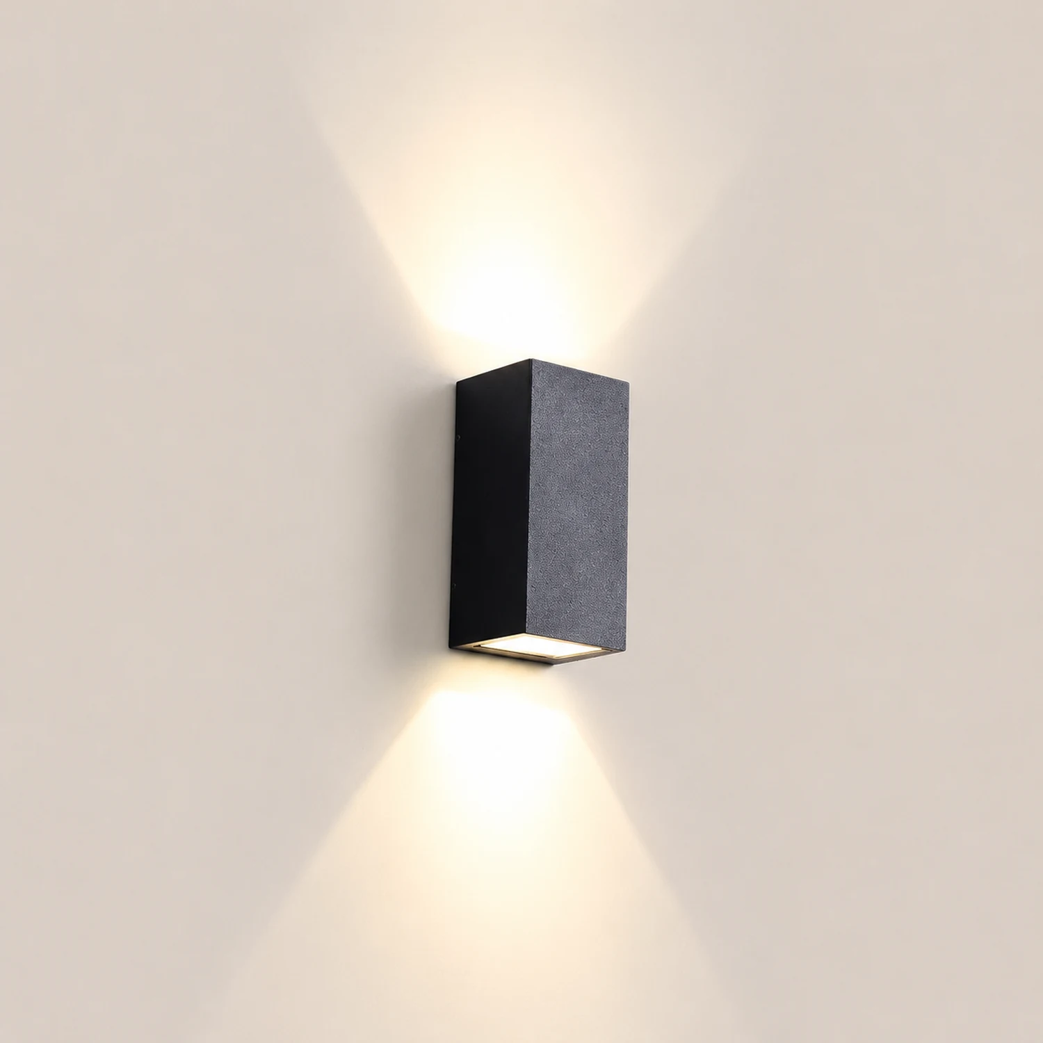 Two Light Effect Optional Waterproof LED Wall Light for Outdoor Villa Courtyard - Lumpaz