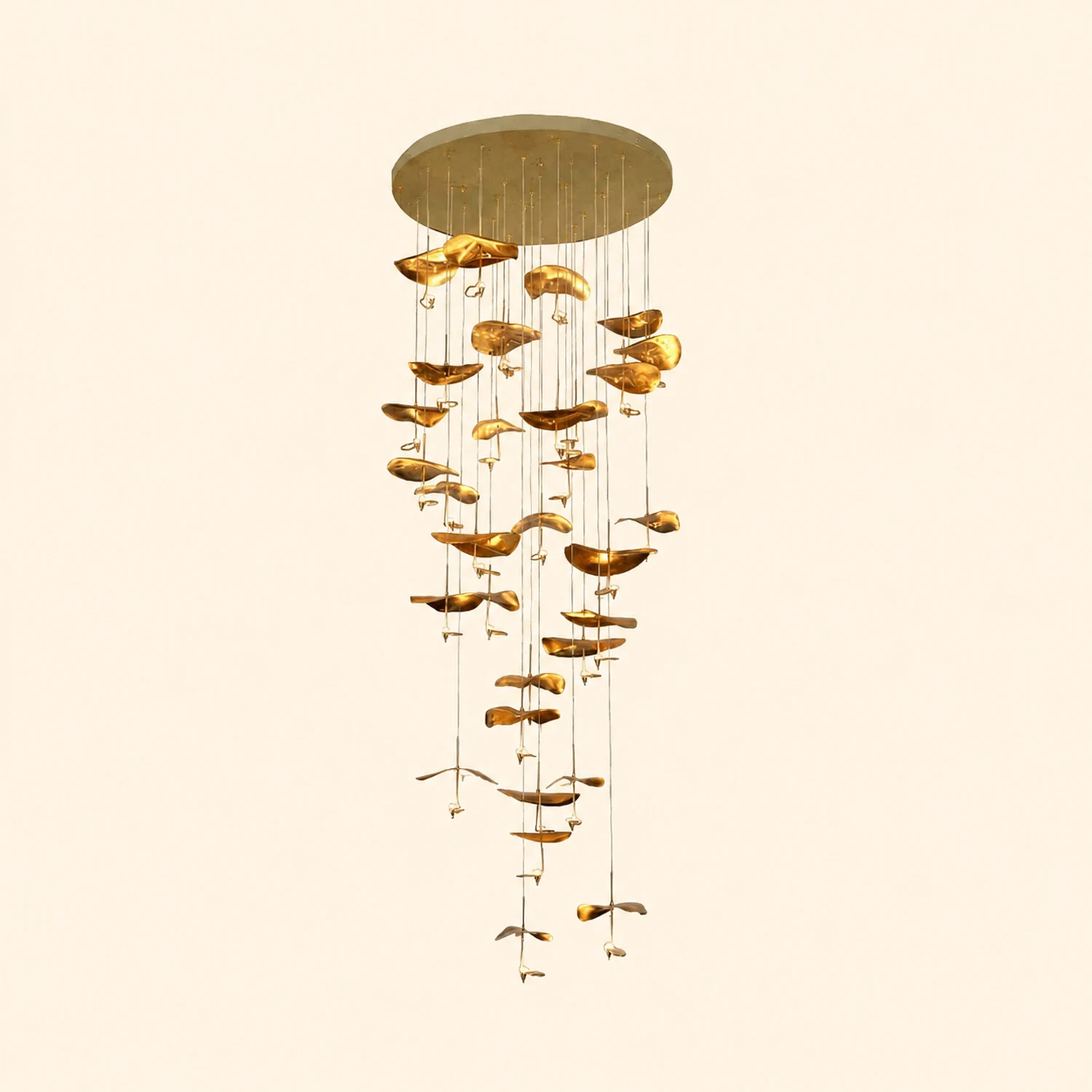 Lotus Leaf Chandelier - Lumpaz