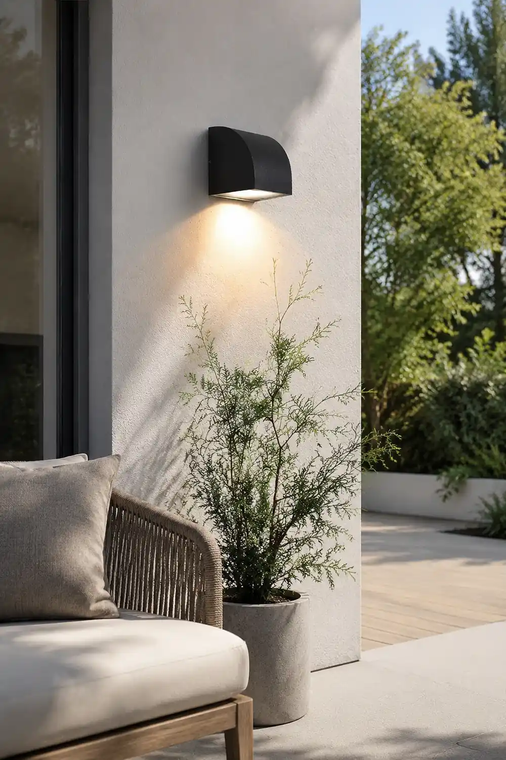 Waterproof Geometric Shaped Nordic Outdoor Wall Lights Wall Sconce Lighting - Lumpaz