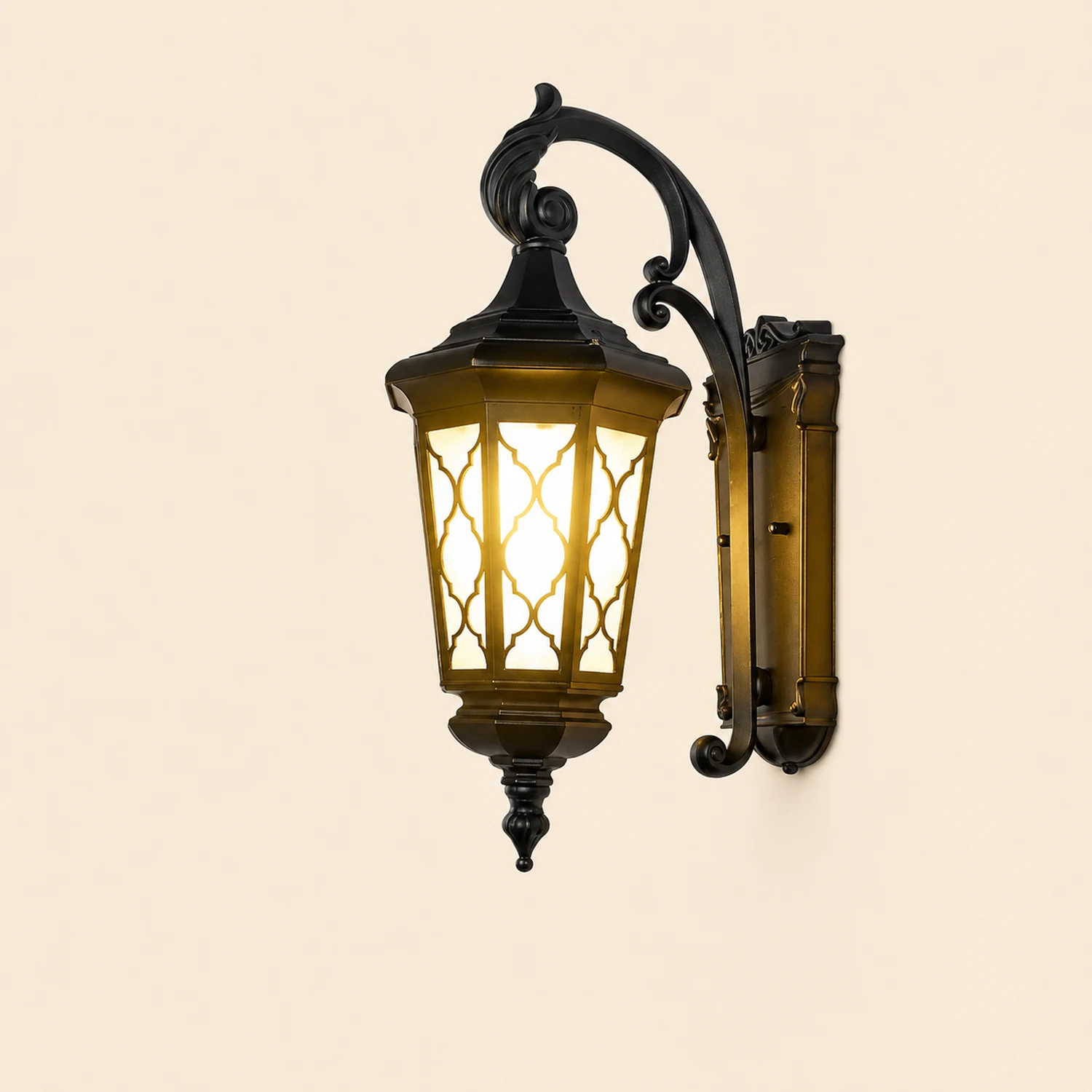 Outdoor Retro Waterproof Wall Lamp Decorative Lighting for Villa Courtyard Balcony - Lumpaz