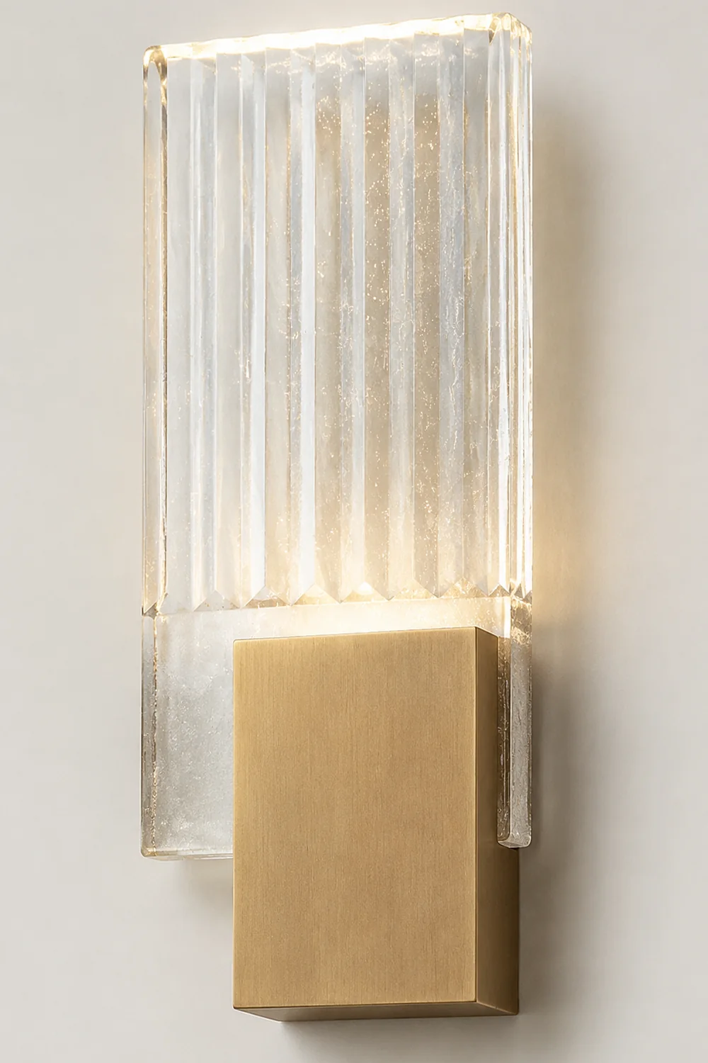 Pleated Crystal Wall Lamp - Lumpaz