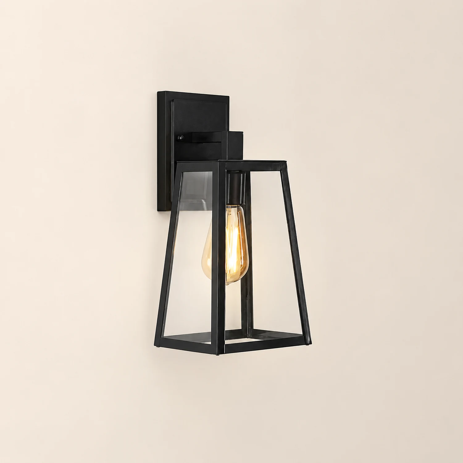 Vintage Industrial Style Glass Sconce Waterproof Outdoor Wall Lights Wall Lamp - Lumpaz