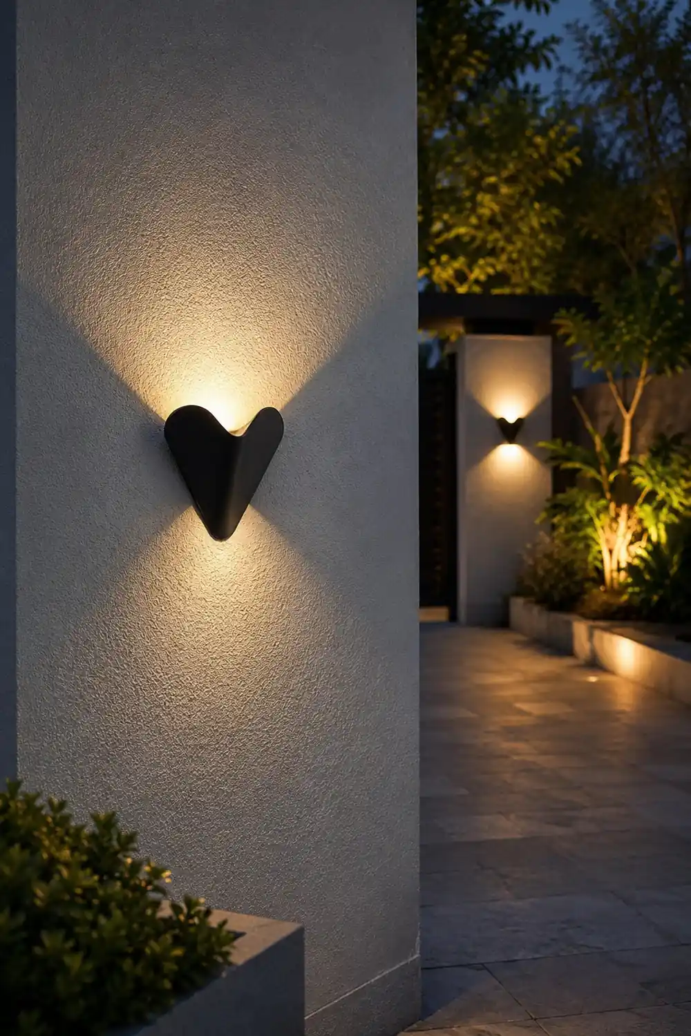 Creative Modern Wall Sconces LED Doorplate Lamp Waterproof Wall Lights Fixture Indoor Outdoor - Lumpaz