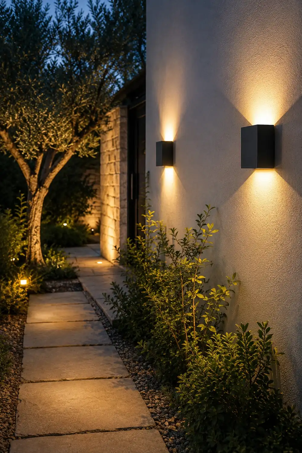 Waterproof Square LED up and down Lighting Modern Outdoor Wall Lights - Lumpaz